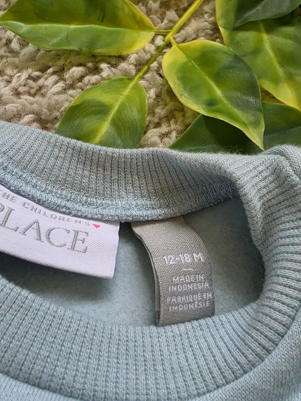 Baby Girl Light Blue Bow Sweater (12-18 Months)